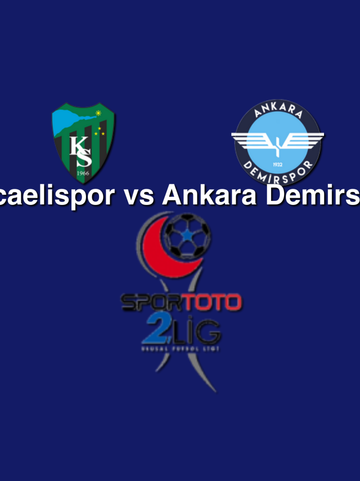 Kocaelispor vs Ankara Demirspor - 2. Lig 2022 cover