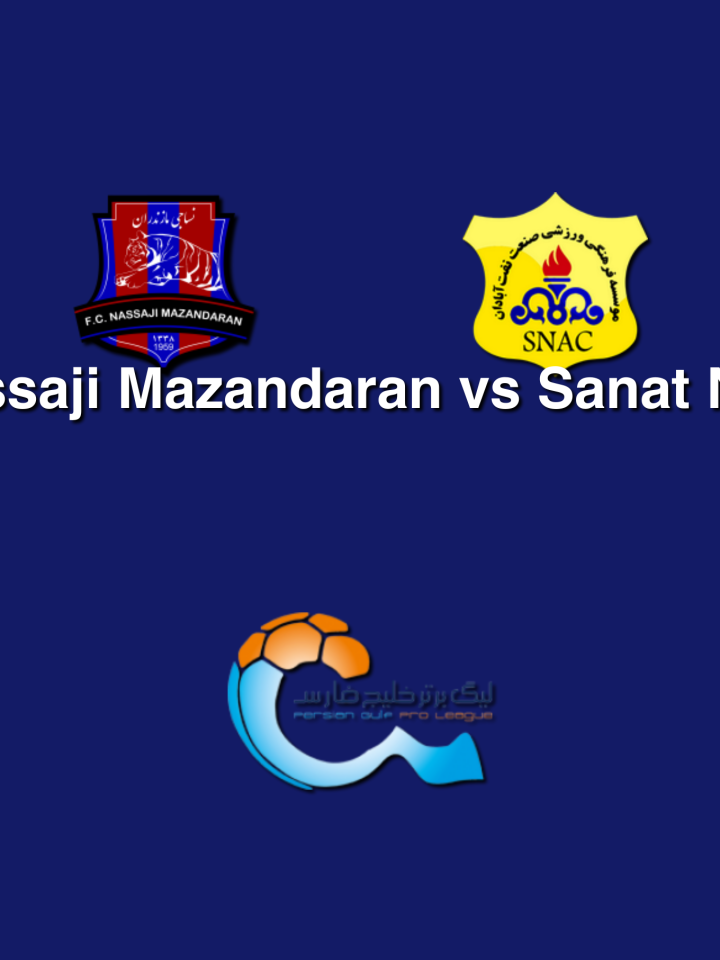 Nassaji Mazandaran vs Sanat Naft - Persian Gulf Pro League 2022 cover