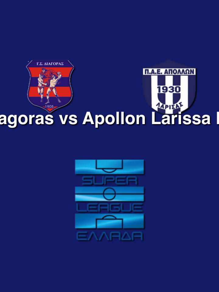 Diagoras vs Apollon Larissa FC - Super League 2 2022 cover